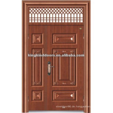 Ein und halb/Mutter und Sohn Stahl Sicherheits-Tür mit Fenster KKDFB-8012 für Tür-Design